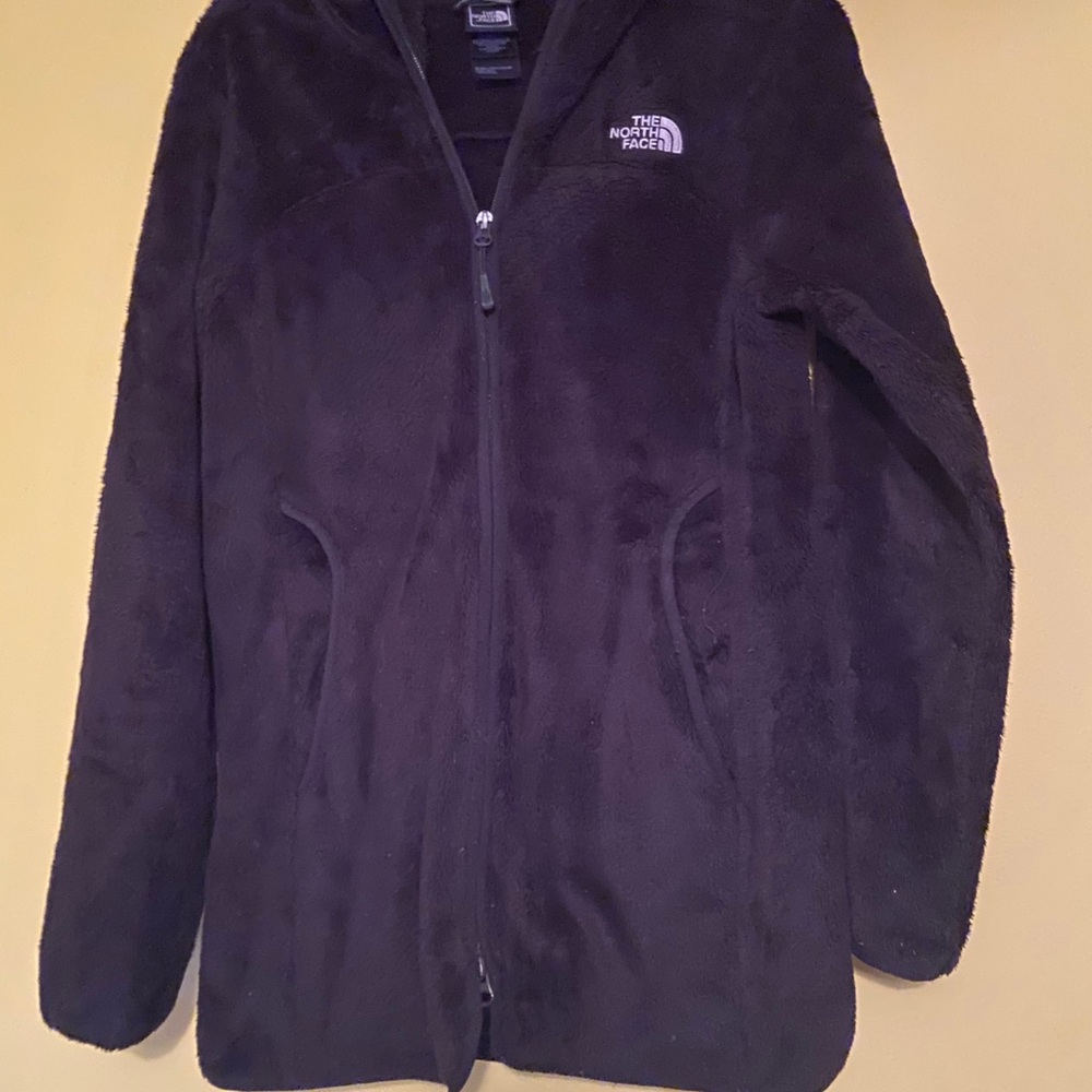 COPY - North Face Black Hooded Fleece Jacket